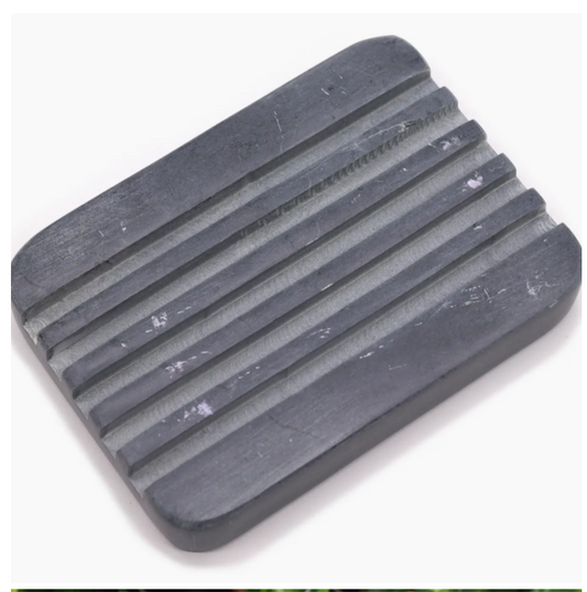 Grey Soapstone Soap Dish - Heavy Ridges