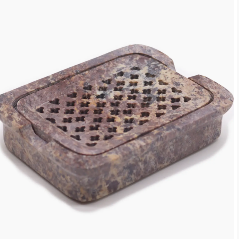 Soapstone Soap Dish & Draineb