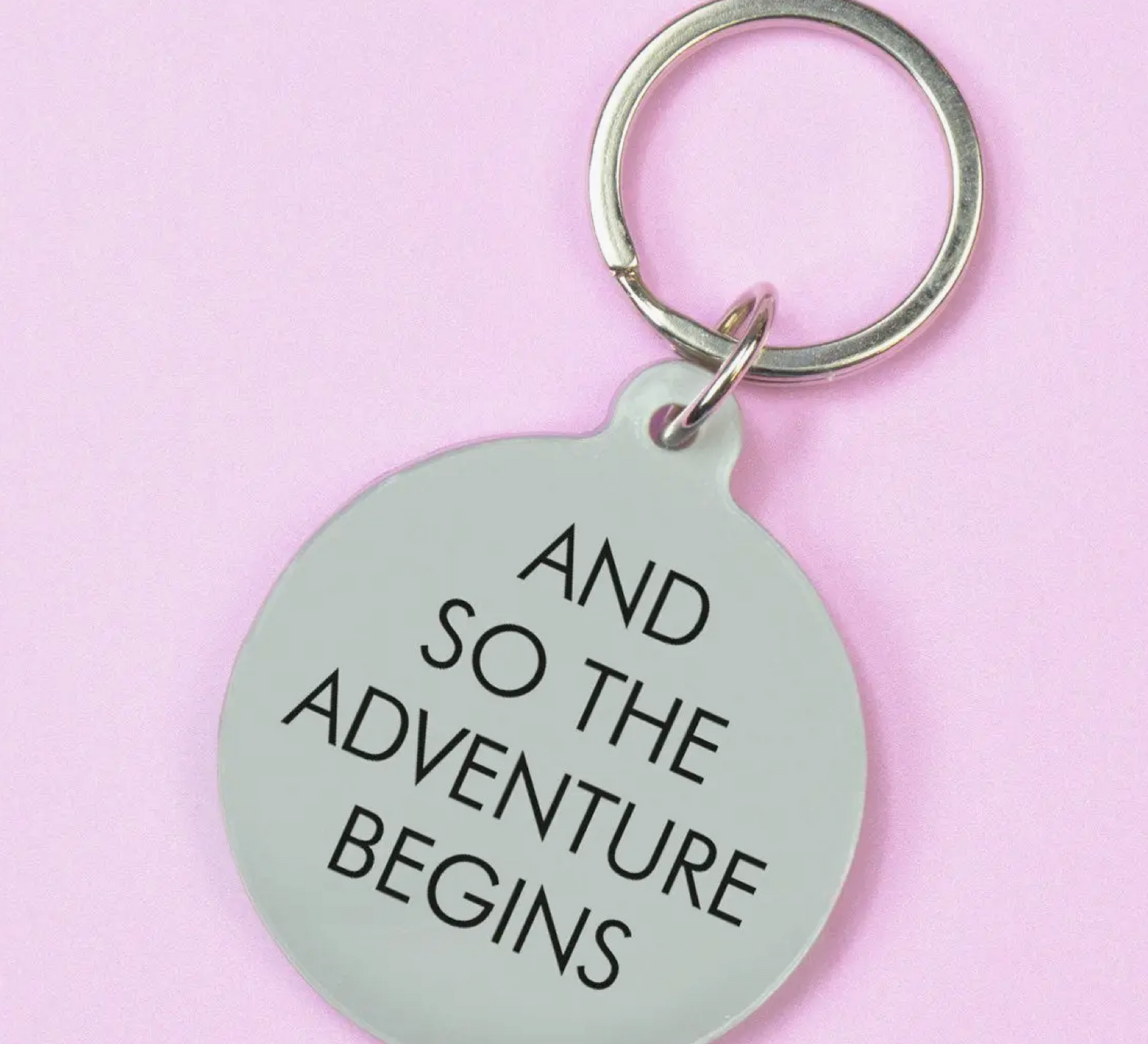 And So the Adventure Begins Keytag