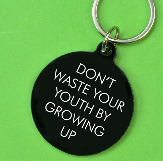 Don't Waste Your Youth Keytag