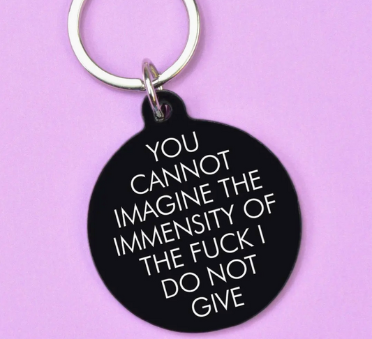 You Cannot Imagine the Immensity Keytag