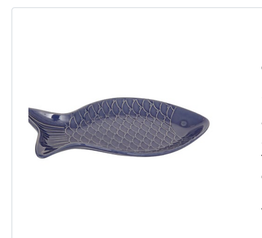 Fish-shaped Dish Oceania 31 X 16 Cm