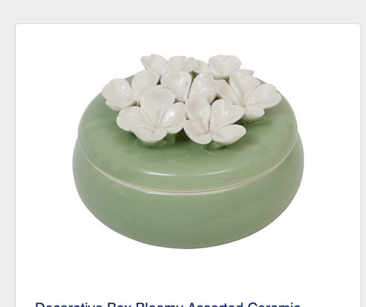 Ceramic Decorative Box