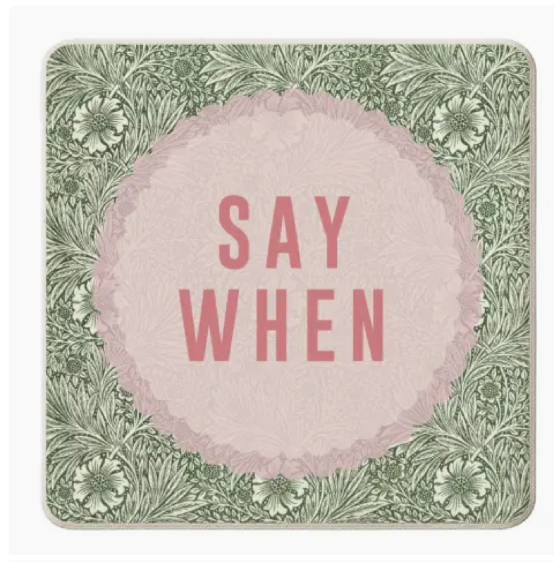 Coasters 'say When