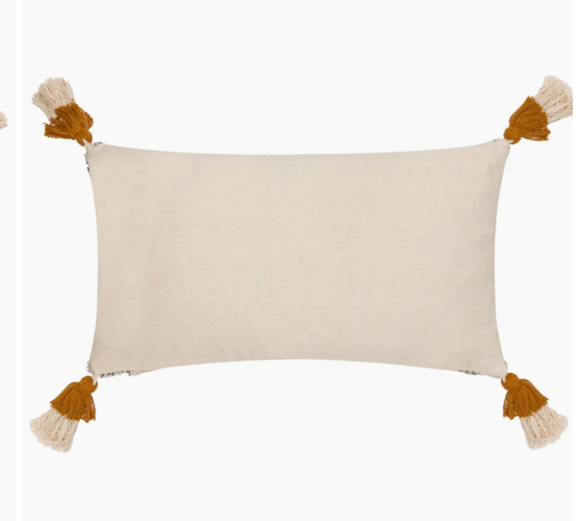 Atlas Global Tufted Cushion Ochre