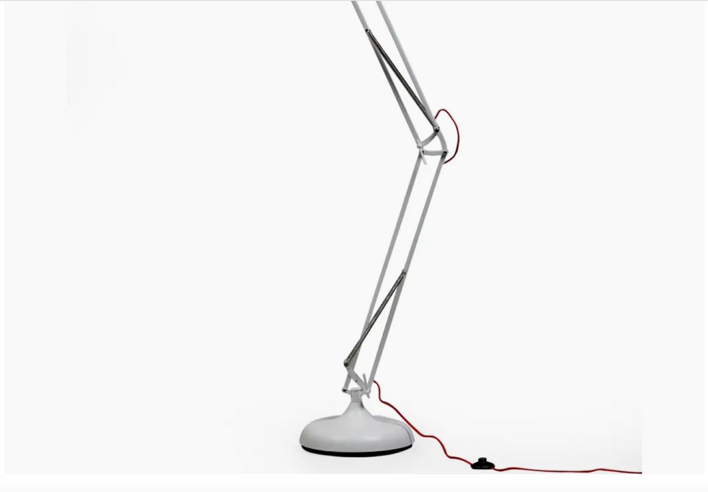 Matt White Classic Desk Style Floor Lamp