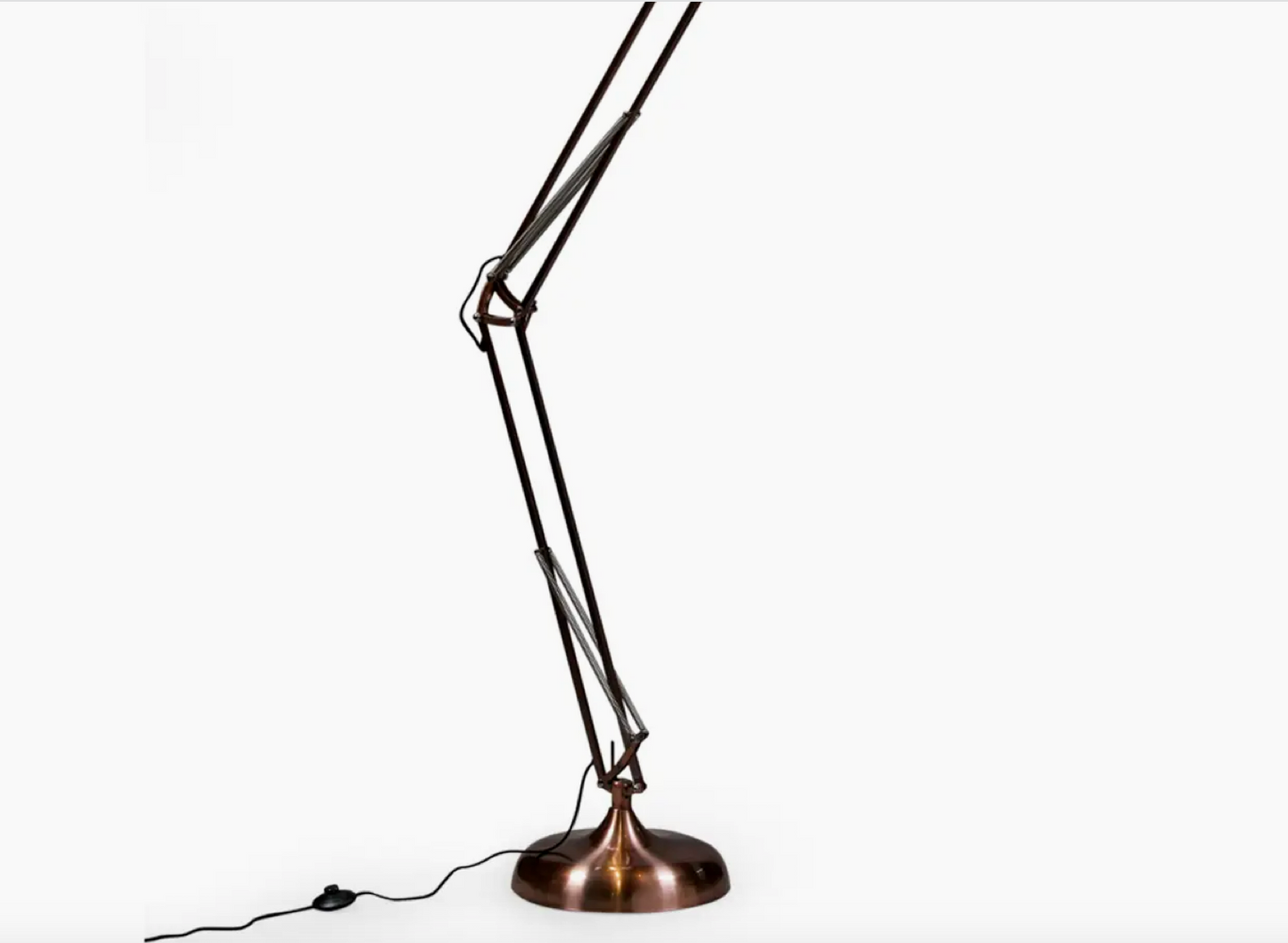 Vintage Copper Extra Large Classic Desk Style Floor Lamp