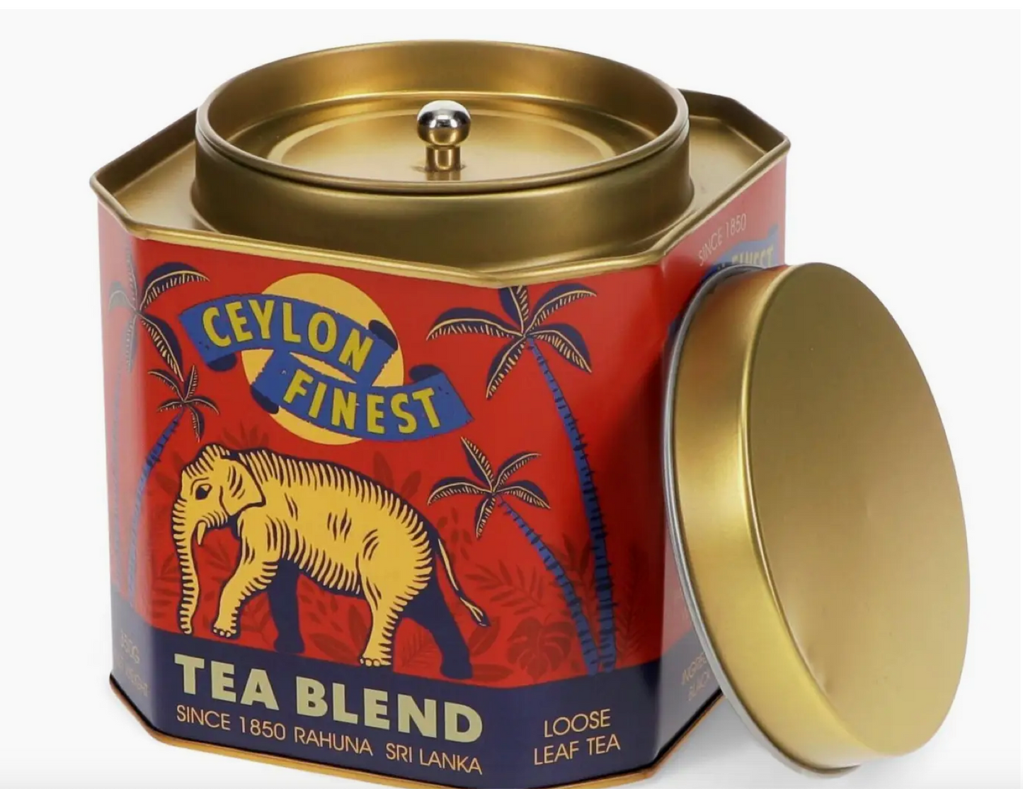 Metal Tea Caddy - Ceylon Finest