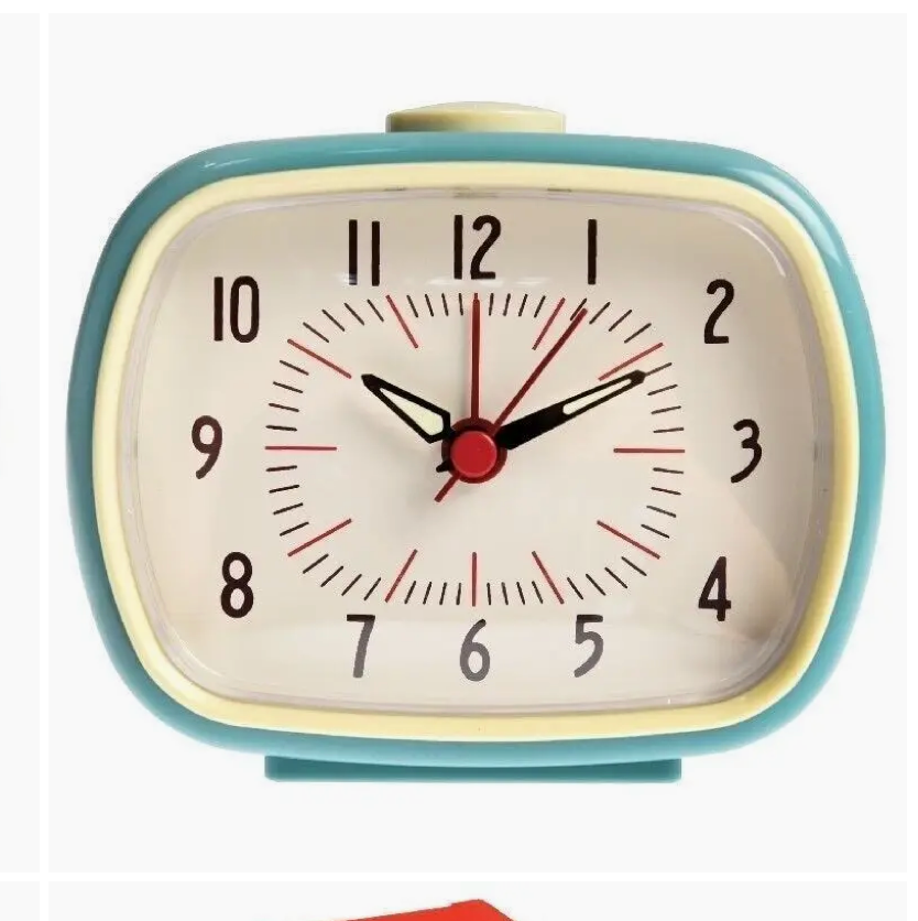 Retro Alarm Clock - Blue