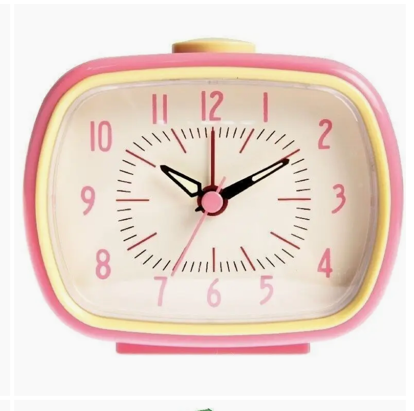 Retro Alarm Clock - Pink