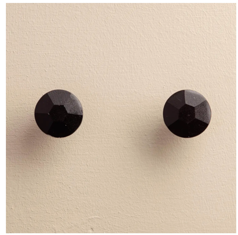 Uma Black Stone Drawer Knobs