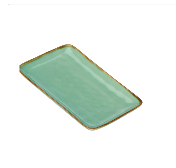 Concerto Verde Acqua Rect Tray 20x13