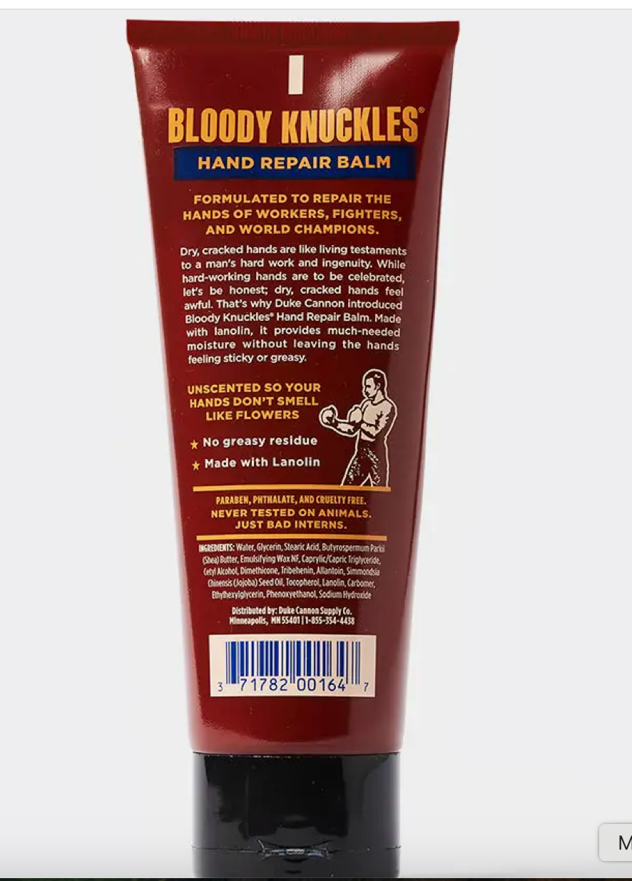 Bloody Knuckles Hand Repair Balm - Tube