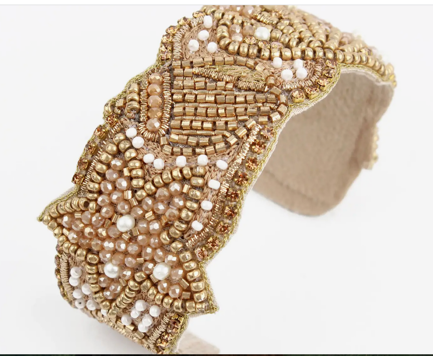 Gold Shell Shimmer Cuff