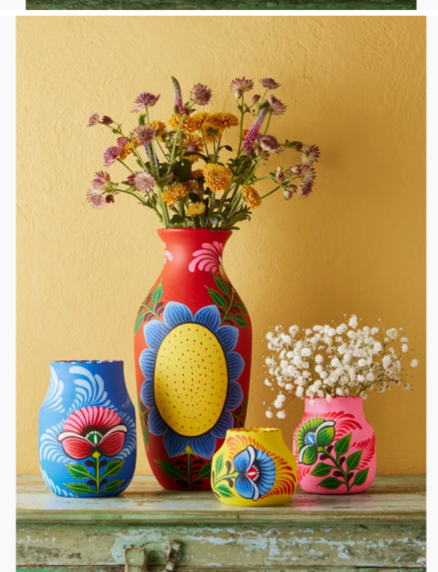 Handpainted Boyam Planter - Large
