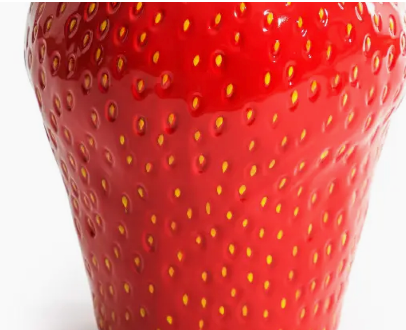 Ceramic Large Strawberry Vase