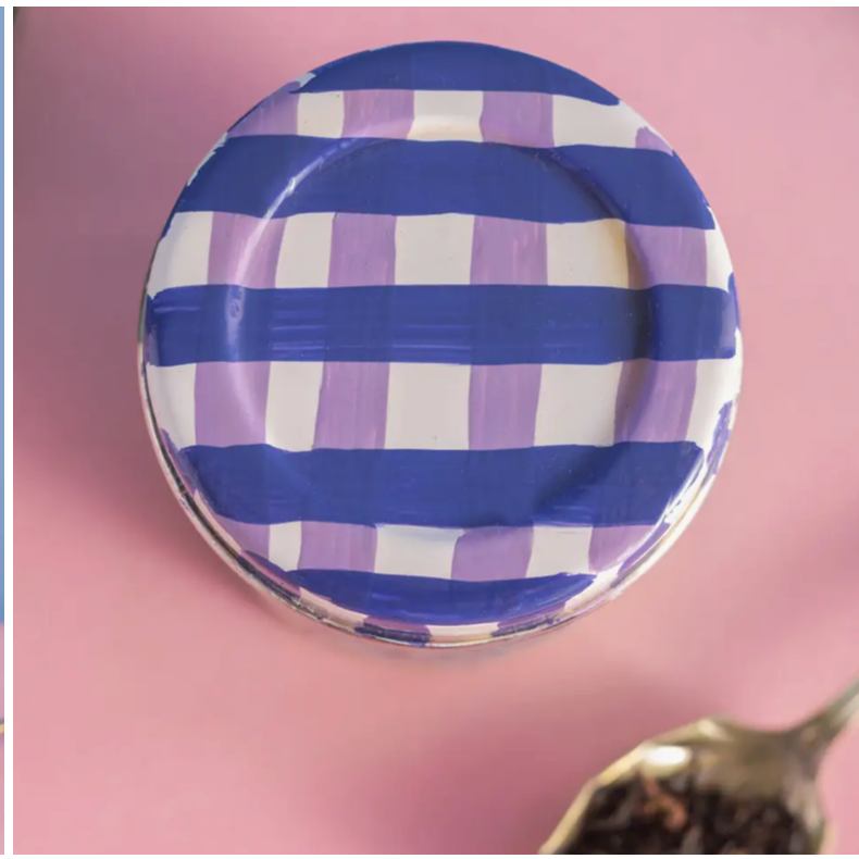 Blue Flower Meadow Spice Tin