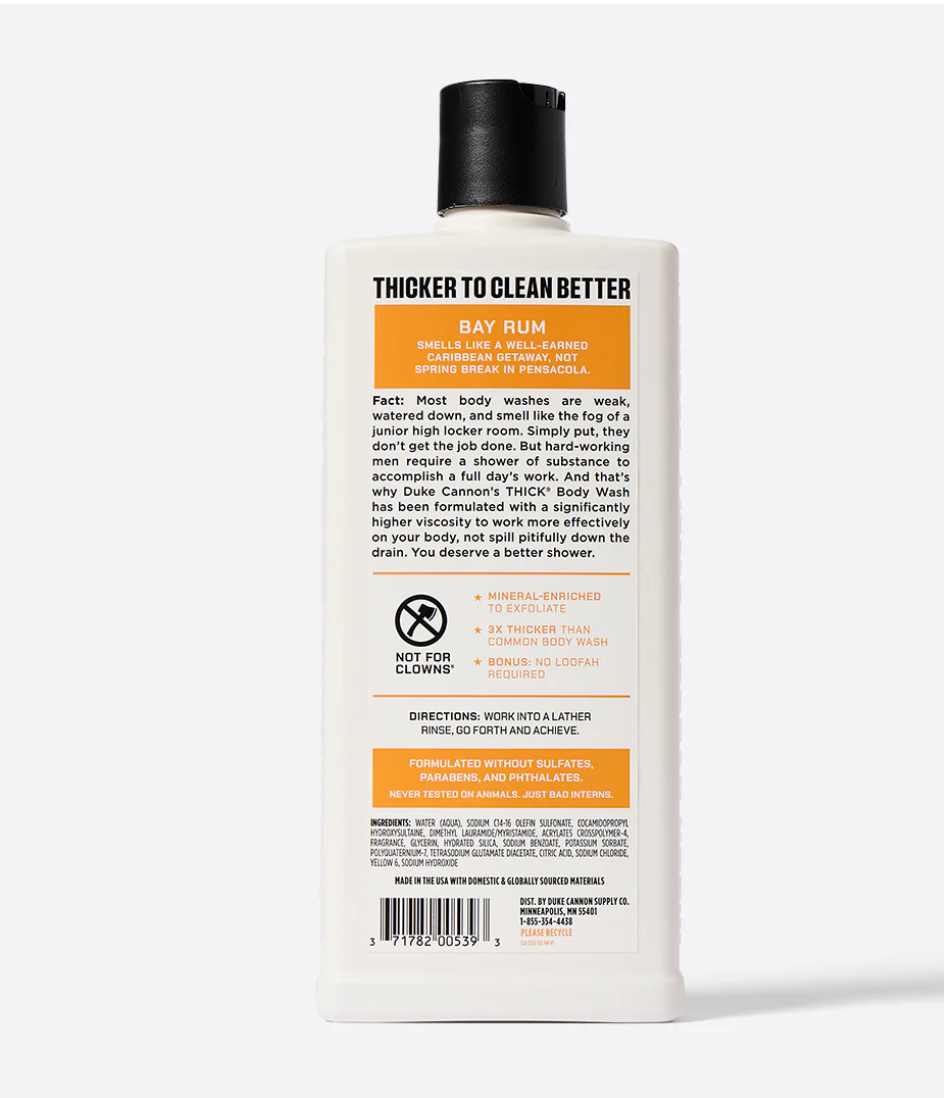THICK  BODY WASH Bay Rum