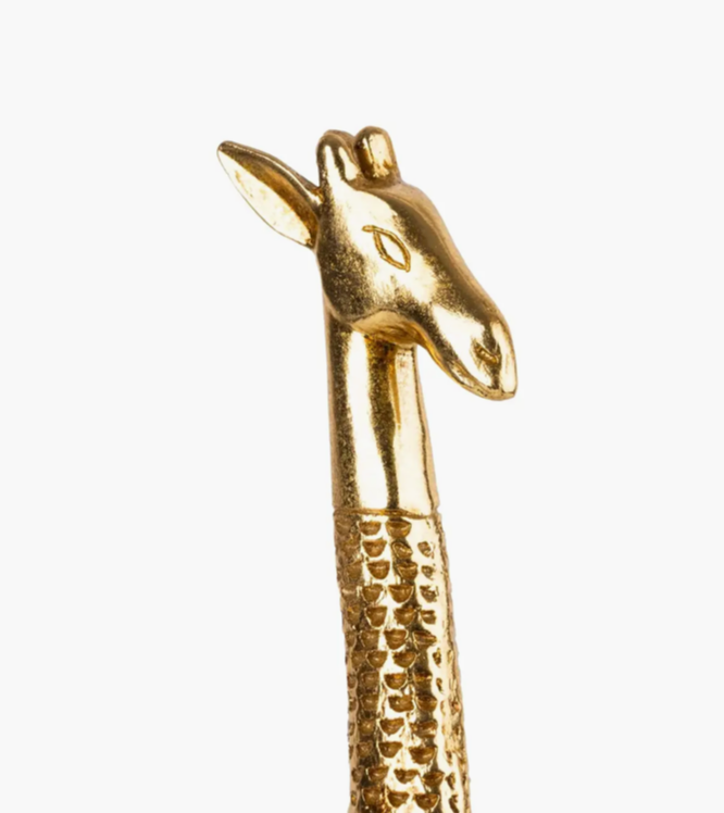 44.5cm Standing Giraffe - Gold