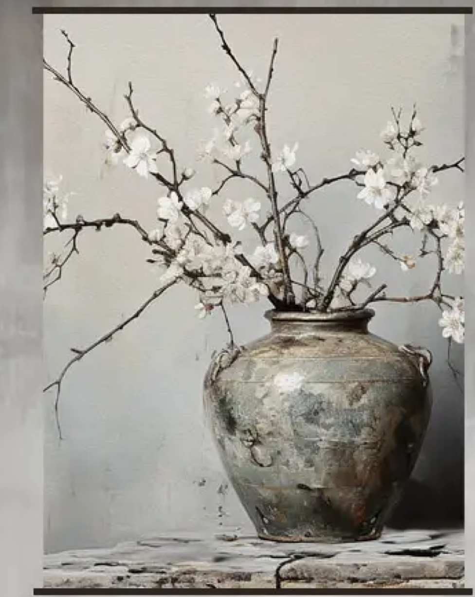 Garden Poster Antique Pot