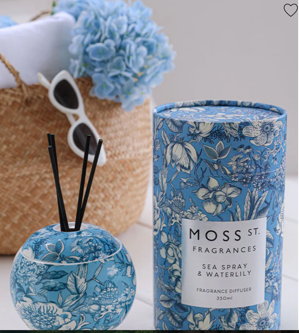 Sea Spray & Waterlily Ceramic Diffuser 350ml