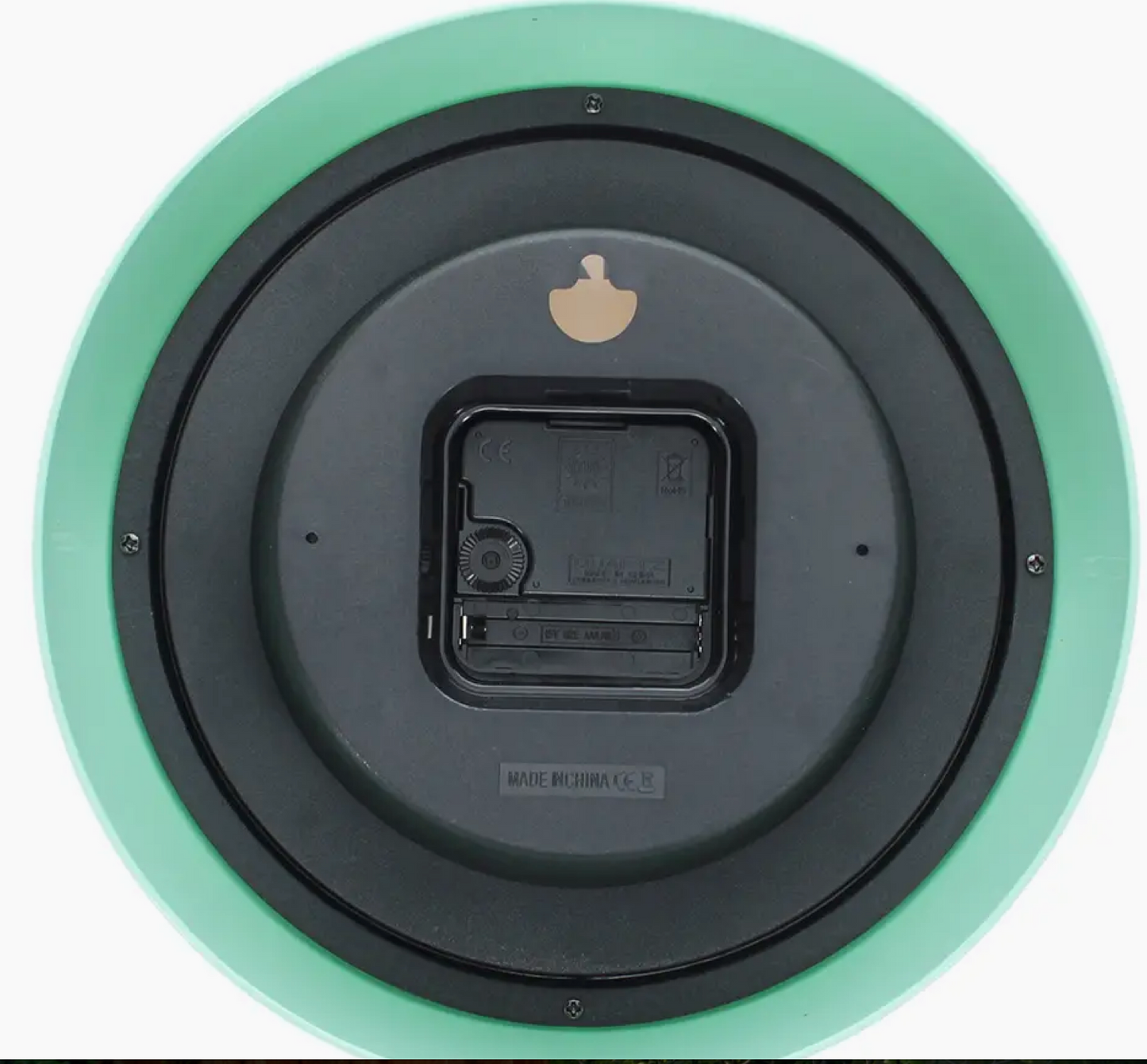 Retro Wall Clock - Mint Green