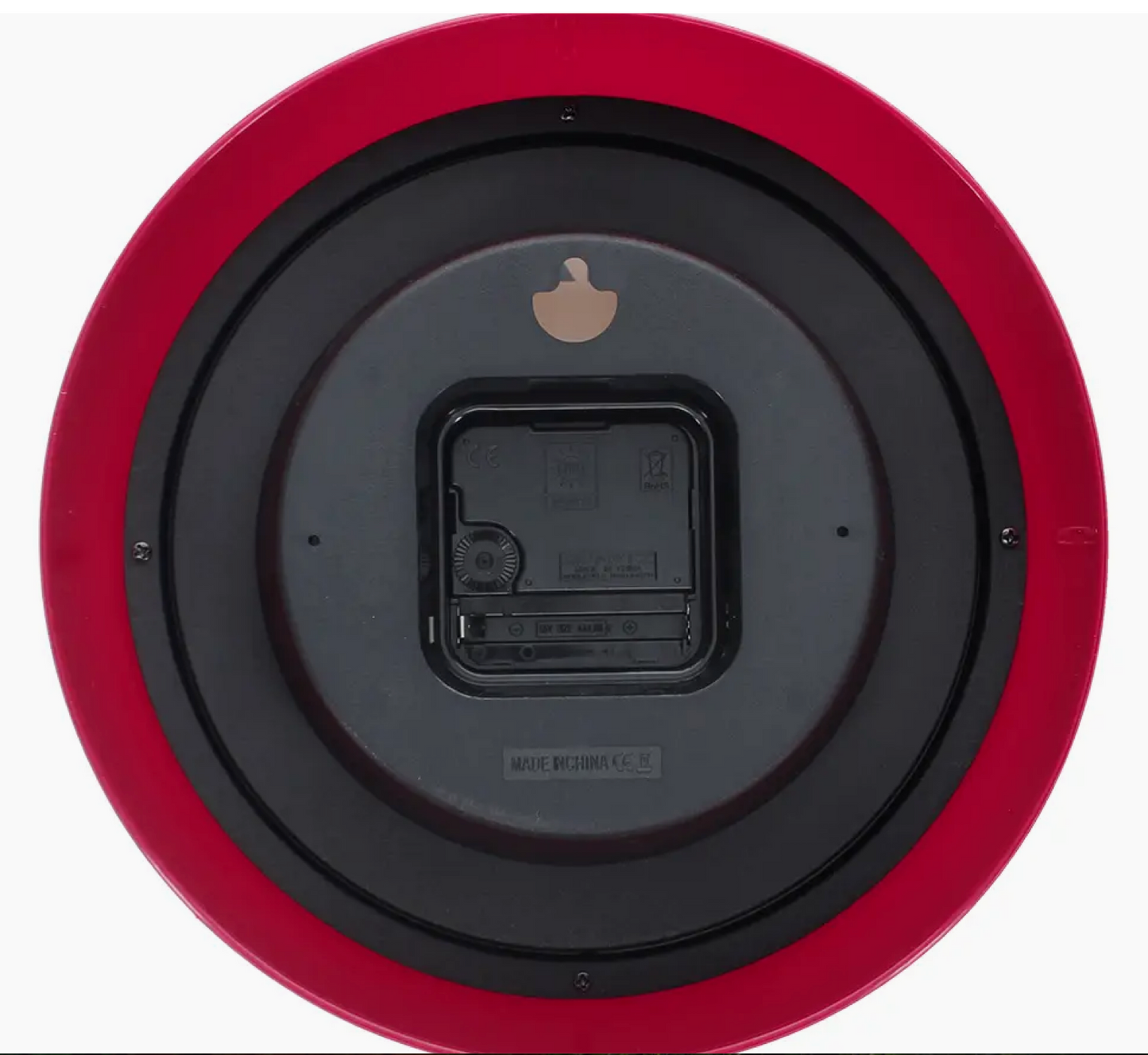 Retro Wall Clock - Red