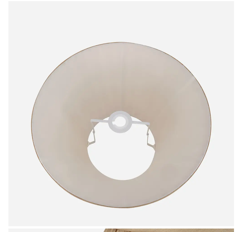 Garbo 45cm Gold Silk Mix Pinch Pleat Tapered Lampshade