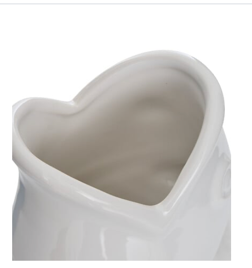 Ceramic white Fish Vase